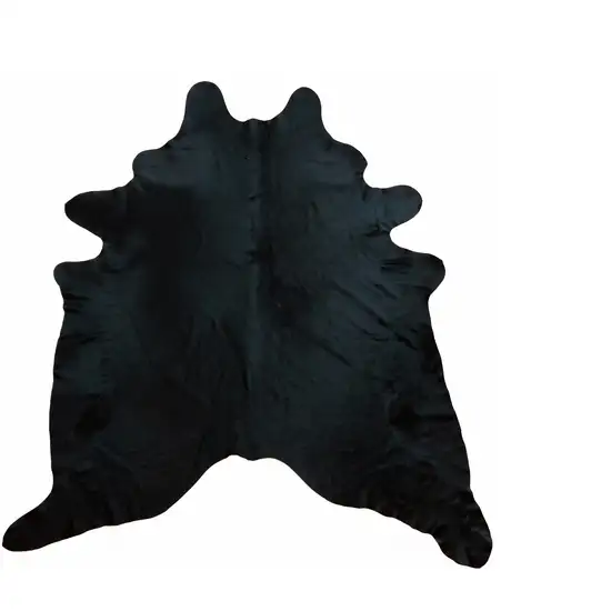 Natural Black Brindled Cowhide Rug Photo 1