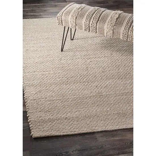 Natural Bleached Contemporary Area Rug Photo 7