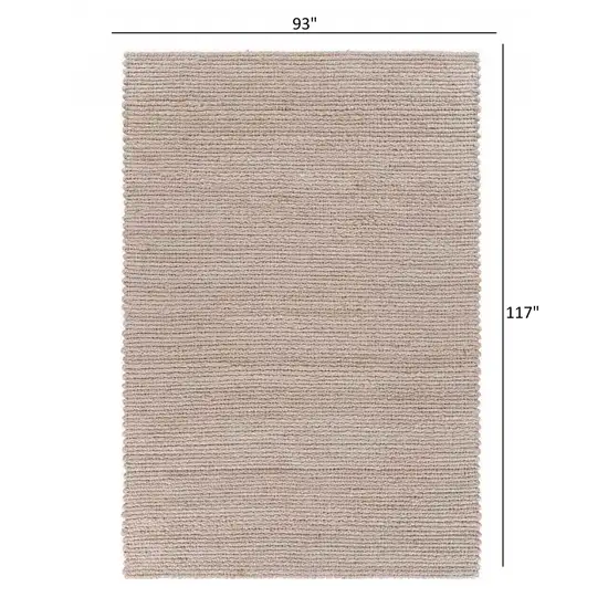 Natural Bleached Contemporary Area Rug Photo 5