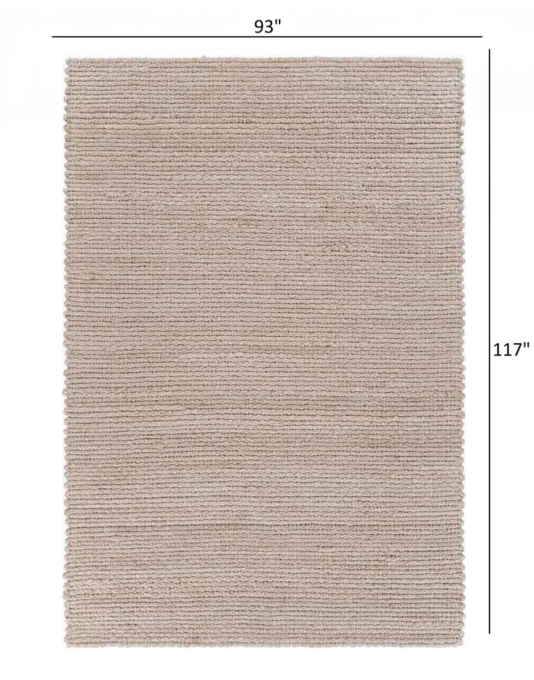 Natural Bleached Contemporary Area Rug Photo 5