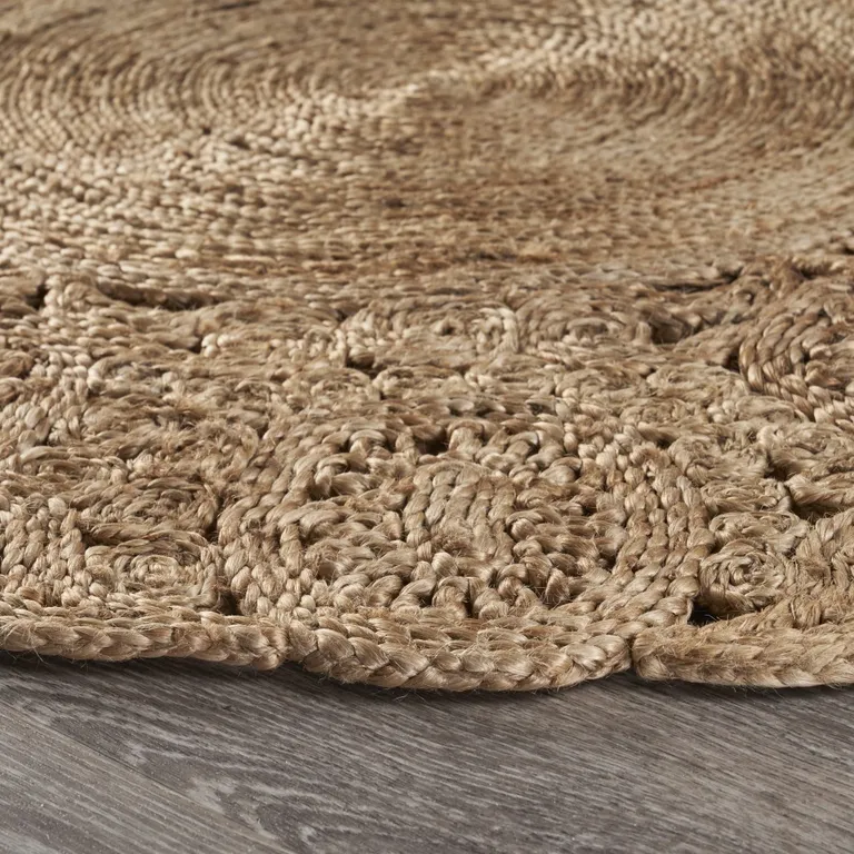 Natural Bloom Boutique Jute Rug Photo 3