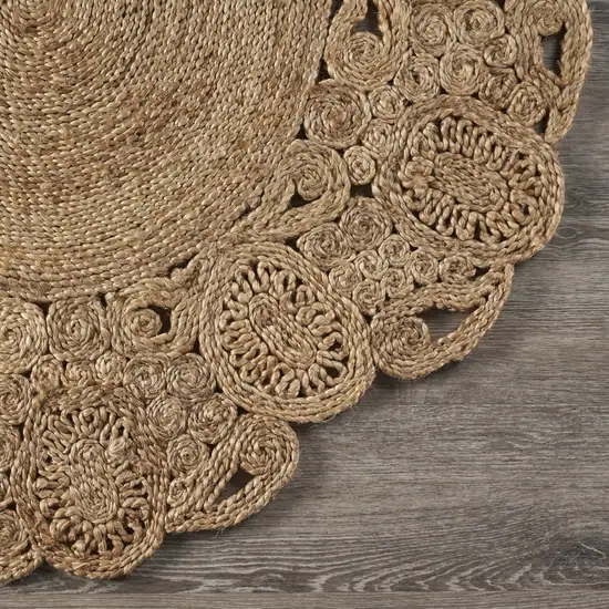 Natural Bloom Boutique Jute Rug Photo 6