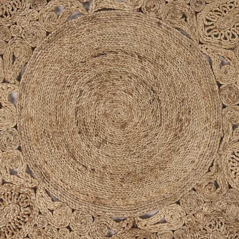 Natural Bloom Boutique Jute Rug Photo 2