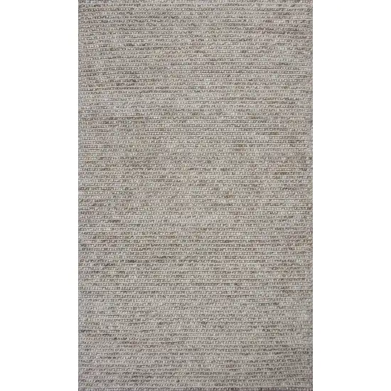 Natural Braided Wool Indoor Area Rug Photo 1