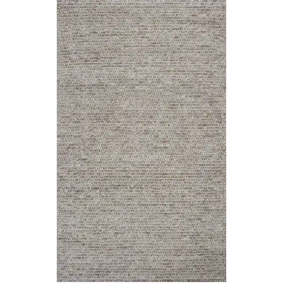 Natural Wool Handmade Area Rug Photo 2