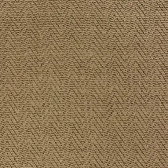 Natural Chevron Hand Woven Area Rug Photo 4