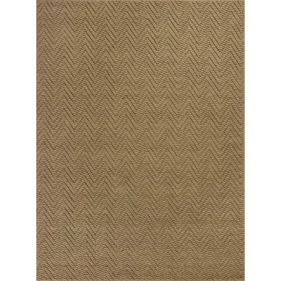 Natural Herringbone Weave Indoor Jute Area Rug Photo 1