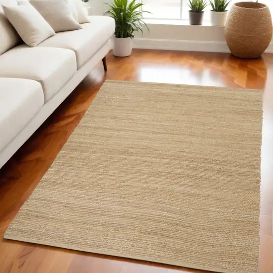 Natural Jute Flatweave Handmade Area Rug Photo 1