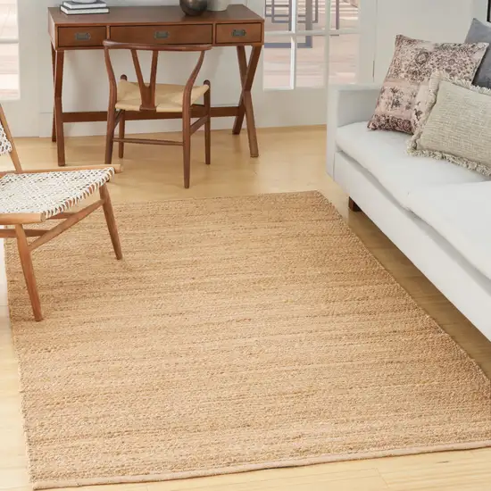 Natural Jute Flatweave Handmade Area Rug Photo 6