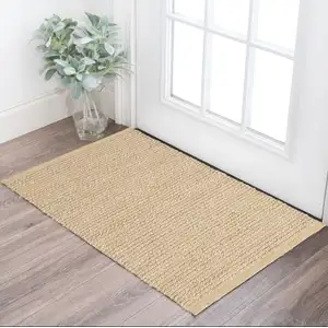 Photo of Natural Jute Flatweave Handmade Area Rug