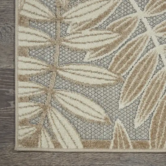 Natural Leaves Indoor Outdoor Area Rug Photo 2