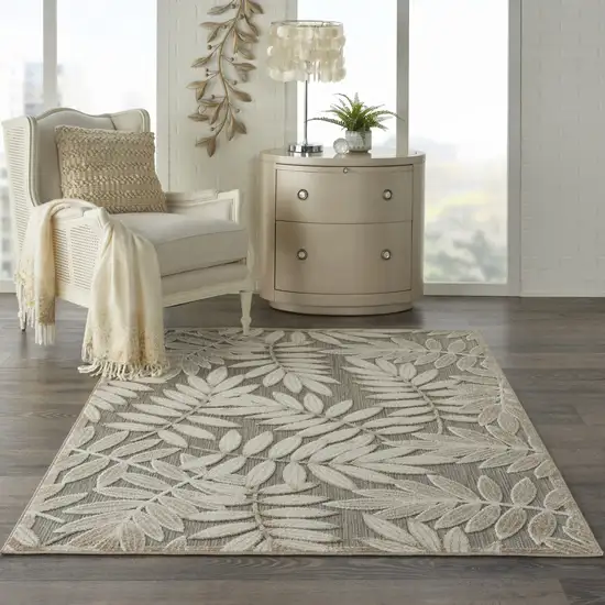 Natural Leaves Indoor Outdoor Area Rug Photo 6