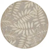 Photo of Natural Leaves Indoor Outdoor Area Rug