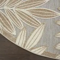 Photo of Natural Leaves Indoor Outdoor Area Rug