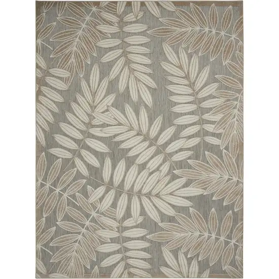 Natural Leaves Indoor Outdoor Area Rug Photo 1