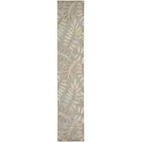 Photo of Natural Leaves Indoor Outdoor 12-ft Runner Rug