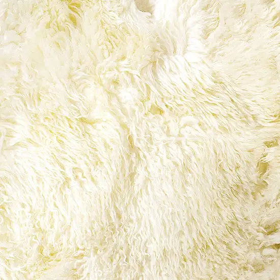 Natural New Zealand Sheepskin Wool Area Rug Photo 2