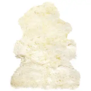 Photo of Natural New Zealand Sheepskin Wool Area Rug