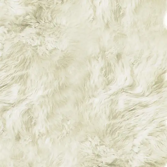 Natural Sheepskin Wool Area Rug Photo 7