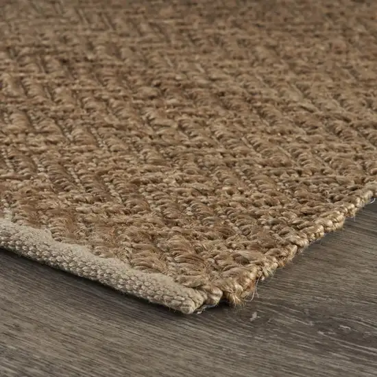 Natural Toned Chevron Pattern Area Rug Photo 4