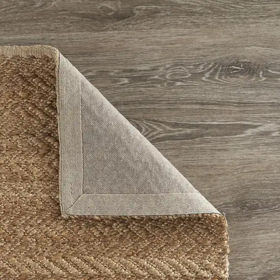 Natural Toned Chevron Pattern Area Rug Photo 5