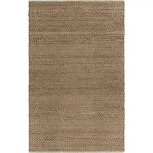 Photo of Natural Toned Chevron Pattern Area Rug