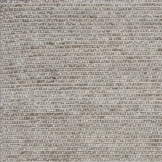 Natural Wool Boucle Berber Style Area Rug Photo 3