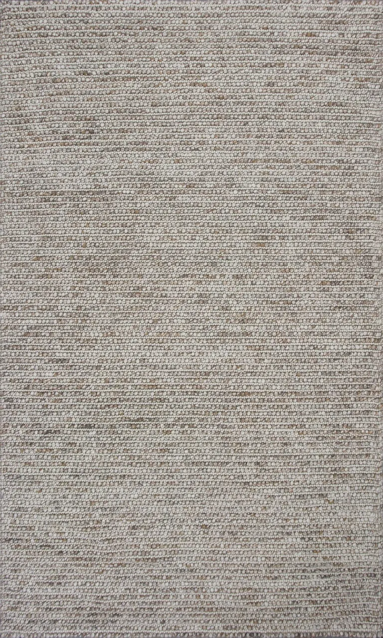 Natural Wool Boucle Berber Style Area Rug Photo 1