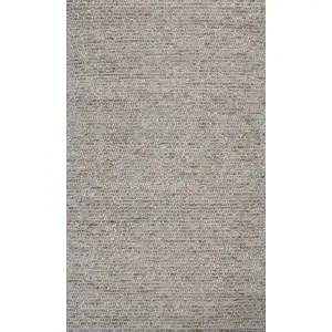 Photo of Natural Wool Boucle Berber Style Area Rug