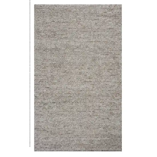 Natural Wool Boucle Berber Style Area Rug Photo 2