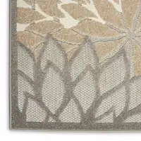 Photo of Natural and Gray Indoor Outdoor Area Rug