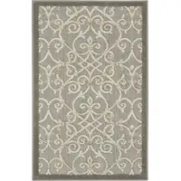 Photo of Natural and Gray Indoor Outdoor Area Rug