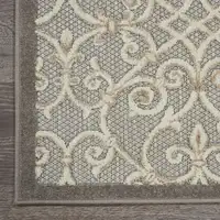 Photo of Natural and Gray Indoor Outdoor Area Rug