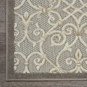 Photo of Natural and Gray Indoor Outdoor Area Rug