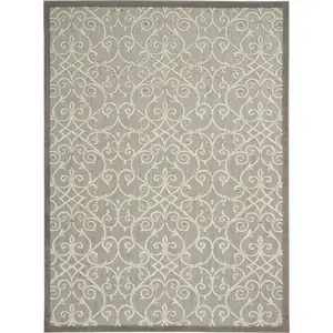 Photo of Natural and Gray Indoor Outdoor Area Rug