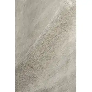 Photo of Natural and Light Gray Cowhide  Area Rug