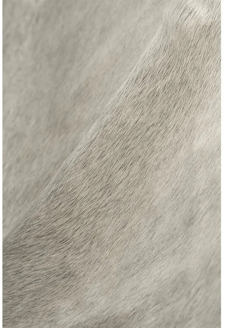 Natural and Light Gray Cowhide  Area Rug Photo 1