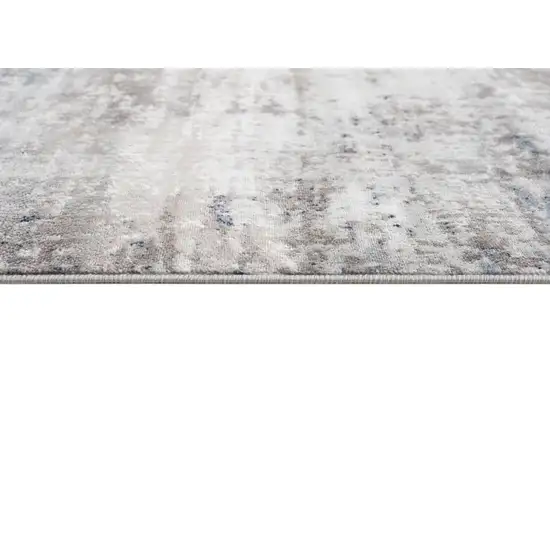 Navy Blue Distressed Striations Area Rug Photo 5