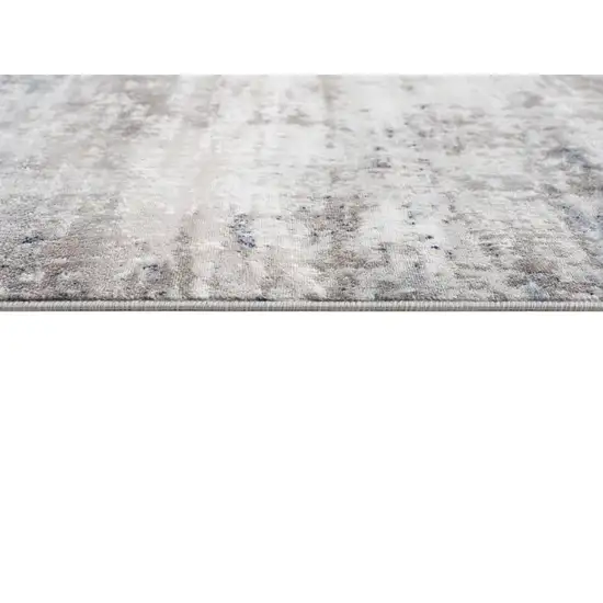 Navy Blue Distressed Striations Area Rug Photo 7