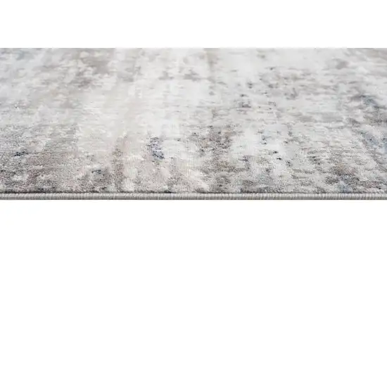 Navy Blue Distressed Striations Area Rug Photo 9