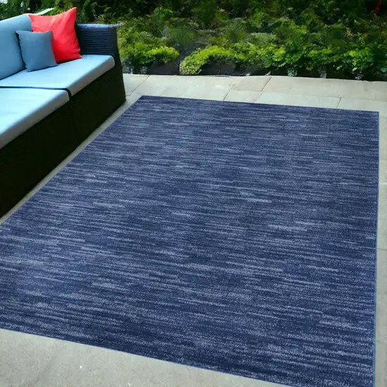 Blue Indoor Outdoor Area Rug Photo 2