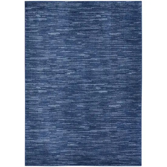 Blue Non Skid Indoor Outdoor Area Rug Photo 2