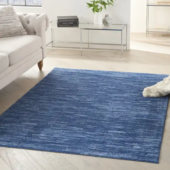 Blue Non Skid Indoor Outdoor Area Rug Photo 5