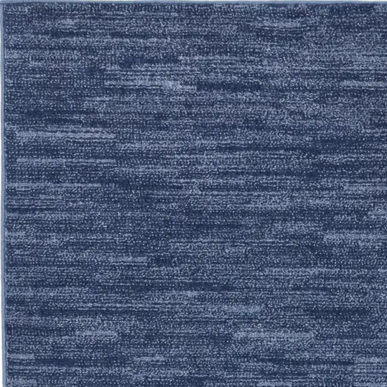 Navy Blue Non Skid Indoor Outdoor Area Rug Photo 3