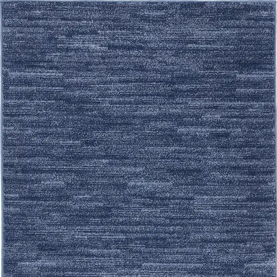 Navy Blue Non Skid Indoor Outdoor Area Rug Photo 4