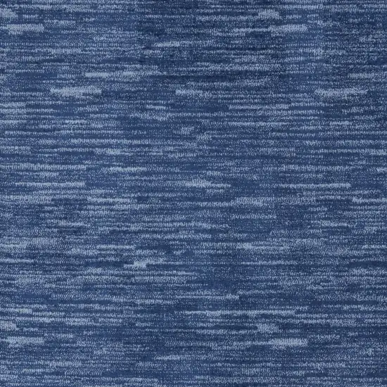 Navy Blue Power Loom Area Rug Photo 3