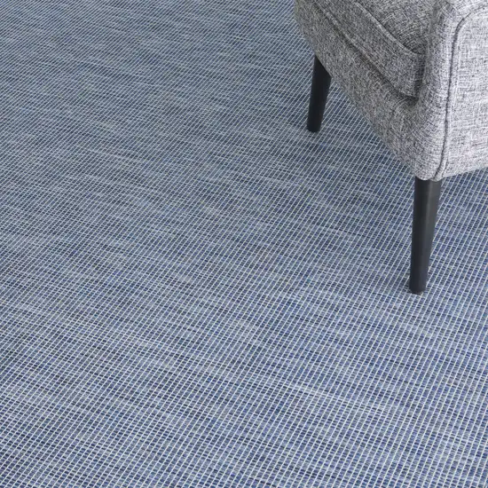 Navy Blue Power Loom Area Rug Photo 6