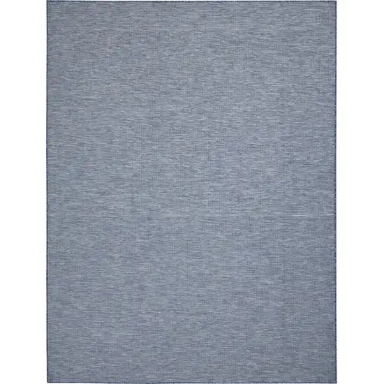 9' X 12' Navy Blue Power Loom Area Rug Photo 4