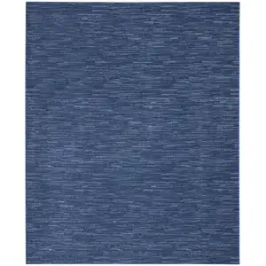 Photo of Navy Blue Power Loom Area Rug