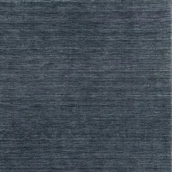 Navy Blue Wool Hand Tufted Area Rug Photo 4